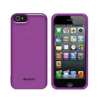 AMZER Soft Gel TPU Gloss Skin Case for iPhone 5 (Purple)