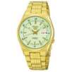 Seiko SNK578 Mens Seiko-5 Series, Lumibrite Dial, All Goldtone Watch