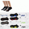 Mens Fila Low Cut Dry Fit Socks: 12-Pack