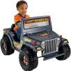 Fisher-Price Jeep Power Wheels Hot Wheels Lil Wrangler Battery-Operated Ride On