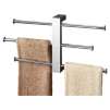 Gedy by Nameeks Bridge Sliding 3 Tier Towel Holder in Chrome