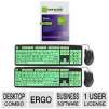 EZ Eyes Deluxe Glow-in-Dark Keyboard & Mouse and H&R Block At Home Deluxe + State 2012 Tax Software Bundle