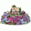 Thomas Kinkade Hand-Painted Easter Egg Hunt Cottage (12-Pack)