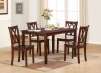 Sandra by Sandra Lee 5PC Dining Set- Double X-Back