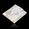 Silver Stainless Steel Slim Money Clip, Groomsman Gift