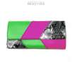 Kenneth Cole Reaction Ladies Clutch Wallet - Pink/Green