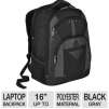 Targus TSB214US Conquer Laptop Backpack - Fits Notebook PCs up to 16", Black/Gray