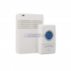White Remote Control Wireless Doorbell with LED 38 Melodies
