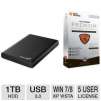 Seagate Backup Plus 1TB Portable Drive and Total Defense Premium Internet Security Bundle