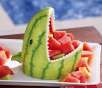 Watermelon Shark Decorative Summer Party Fruit Server