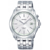 Seiko SKA487 Mens Watch Stainless Steel Kinetic Silver Tone Dial