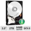 WD Green 2TB Desktop Hard Drive - Designed for energy efficient applications - 3.5", SATA 6Gb/s, IntelliPower,64MB Cache
