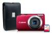 PowerShot A3300 IS Red Refurbished Bundle