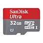 SanDisk SD Cards; Mobile Ultra MicroSDHC, 32GB, Class 6, With Adapter