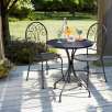 Henry 3-Piece Wrought Iron Outdoor Bistro Set