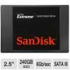 SanDisk SDSSDX-240G-G25 240GB Extreme Solid State Drive - 240GB, SATA 6 Gb/s, Noise Reduction, High Durability, 2.5"