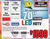 Sony 70-inch Sony KDL-70R550A 120Hz 1080p LED 3D HDTV