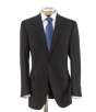 Executive 2-Button Poplin Plain Front Suit- In 6 Colors