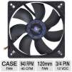 Kingwin CF-12LB 120mm Case Fan - Long Life Bearing, 3 & 4 Pin for Free after Rebate