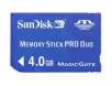 SanDisk 4GB Memory Stick Pro Duo