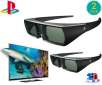 2-Pack Sony PS3 Stereoscopic Active 3D Glasses with Built-In Rechargeable Battery and SimulView Technology