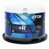 TDK 16x DVD+R Media, 120 Minute / 4.7GB, Spindle, 50 Pack