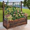 Flower Box With Trellis