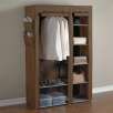 Fabric 7-Shelf Storage Wardrobe