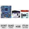 GIGABYTE GA-78LMT-S2P AMD 760 AM3+ Motherboard and AMD Phenom II X4 945 Quad Core Processor and More