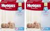 2x Huggies Snug & Dry Economy Plus Case (Sizes 1-6)
