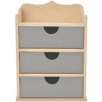 Beyond The Page MDF Chest Of Drawers-3 Drawers