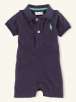 Ralph Lauren Infant Solid Polo Shortall