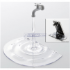 Unique Water Faucet Holder Stand for Apple iPhone 4S iPhone 4, Color: Clear
