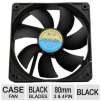 Masscool 80mm Ball Bearing Black Case Fan for Free after Rebate + $4 Shipping