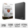 Seagate Expansion Desktop 3TB External Hard Drive and Total Defense Premium Internet Security Bundle