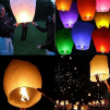 Chinese Sky Fly Fire Lanterns Wish Party Wedding Birthday Wish Fire Lantern, Random Color
