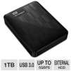 WD My Passport 1TB Portable Hard Drive - USB 3.0/2.0, Backup Software & Encryption