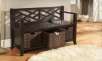 $229.99 for Adrien Collection Entryway Bench with Basket Storage ($399.99 List Price)