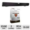 Vizio Home Theater 32" 2-Channel Sound Bar and Total Defense Premium Internet Security Bundle