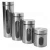 Oneida Summer Clearance: 4-pc Palladian Stainless Steel Canister Set for $13.34, More