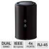 D-Link Wireless AC1200 Dual Band Gigabit Cloud Router - 4x Gigabit Ethernet Ports, WAN, Up to 300Mbps (2.4GHz), 867Mbps