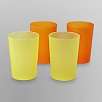 Essential Home 4-Pack Double Plastic Old Fashioned Tumblers or Bowls