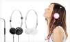 iLuv Sweet Cotton Headphones with Mic and Remote for Apple or Smartphone