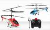 Heli Command 3.5-Channel Voice-Controlled RC Helicopter in Blue or Red