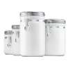 Anchor Hocking Canister Set with Chrome Top