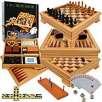 Trademark Games  Deluxe 7-in-1 Game Set - Chess - Backgammon etc