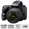 Sony SLT-A37K DSLR Camera - 16.1 Megapixels, 18-55mm Lens, Black (Refurbished)