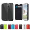 Samsung Galaxy S4 Cellto Premium Flip Cover Case w/ ID Slot, Satin Cover & Free Screen Protector