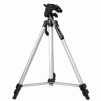 Camera Tripod 53" with Bubble Level (Silver)
