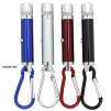 LED Laser Point Mini Flashlight with Carabiner From PowerFlash